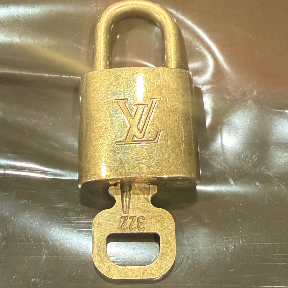 Louis Vuitton Gold Padlock and Key #322 - Picture 3 of 16